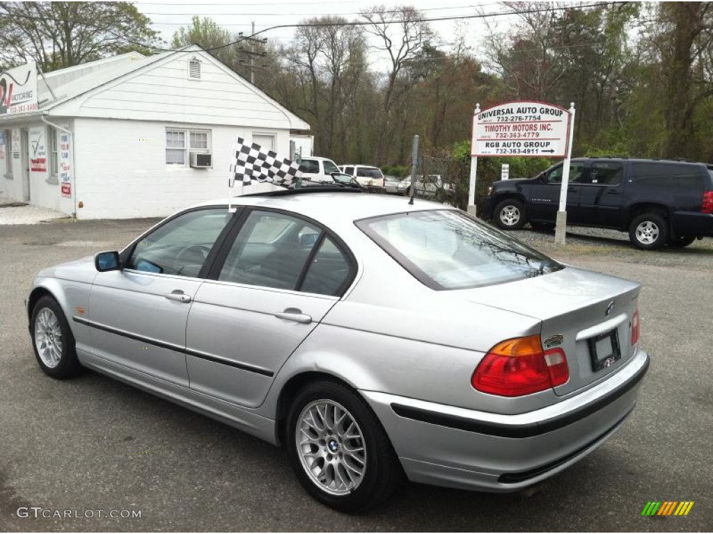 2000 3 Series 328i Sedan - Titanium Silver Metallic / Black photo #5