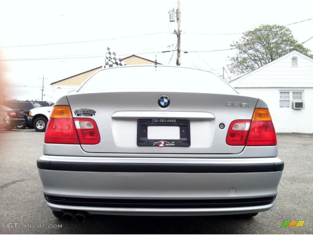 2000 3 Series 328i Sedan - Titanium Silver Metallic / Black photo #10