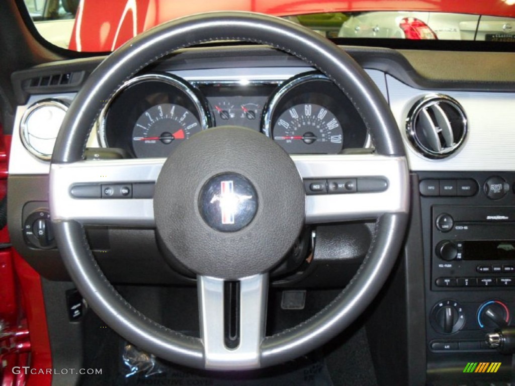 2006 Mustang V6 Premium Coupe - Redfire Metallic / Dark Charcoal photo #16
