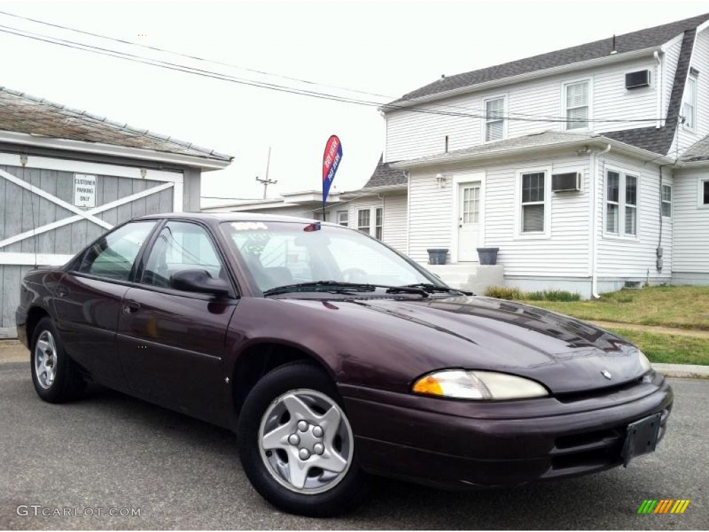 1994 Intrepid Sedan - Black Cherry Pearl / Dark Gray photo #1