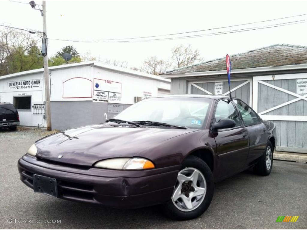 1994 Intrepid Sedan - Black Cherry Pearl / Dark Gray photo #3