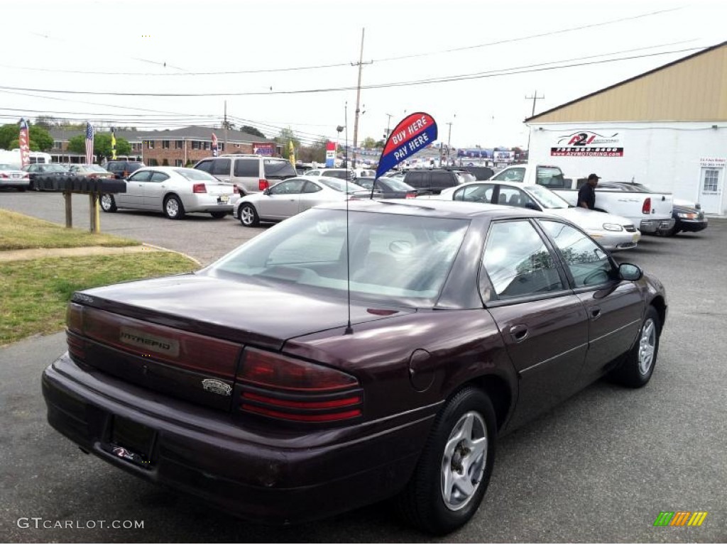 1994 Intrepid Sedan - Black Cherry Pearl / Dark Gray photo #7