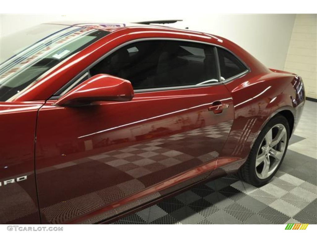 2010 Camaro SS/RS Coupe - Red Jewel Tintcoat / Black photo #6