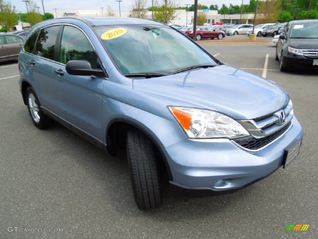 2010 CR-V EX - Glacier Blue Metallic / Gray photo #2