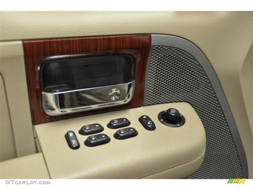 2006 F150 Lariat SuperCrew 4x4 - Black / Tan photo #8