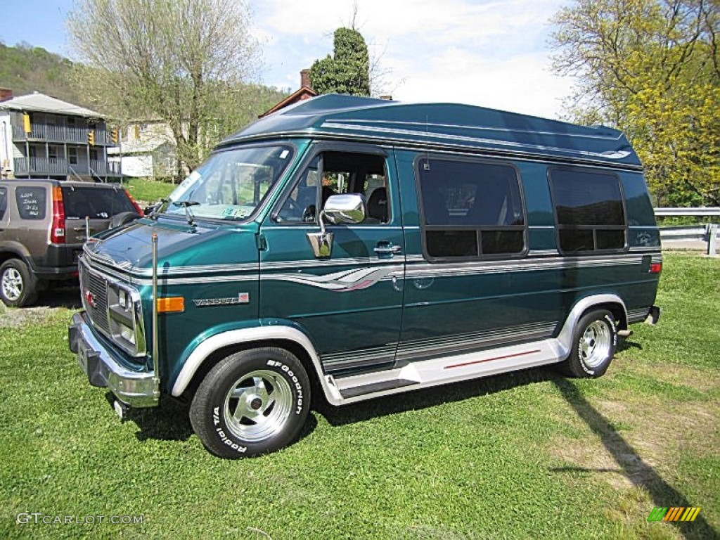 1995 Vandura G2500 Conversion Van - Emerald Green Metallic / Gray photo #1