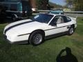 White 1986 Pontiac Fiero GT