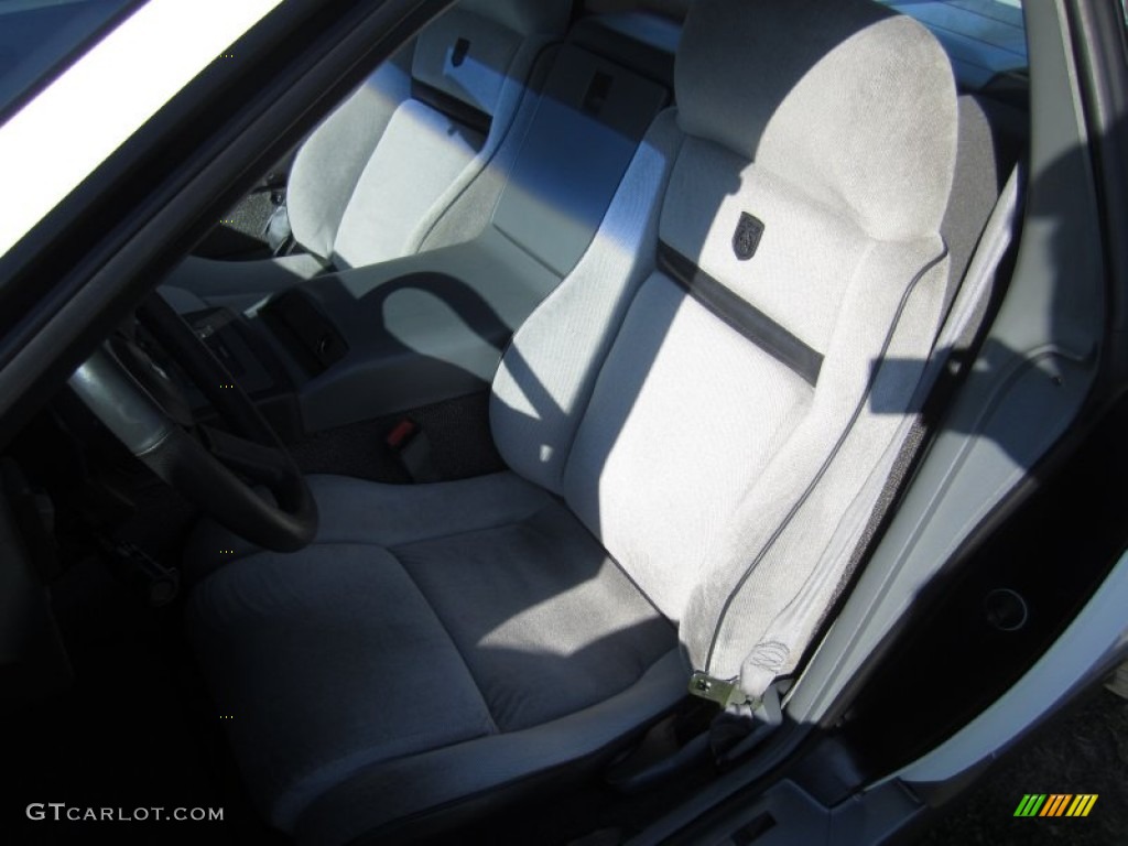 1986 Fiero GT - White / Gray photo #13