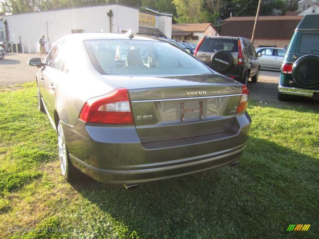 2008 S80 T6 AWD - Titanium Gray Metallic / Sandstone Beige photo #4