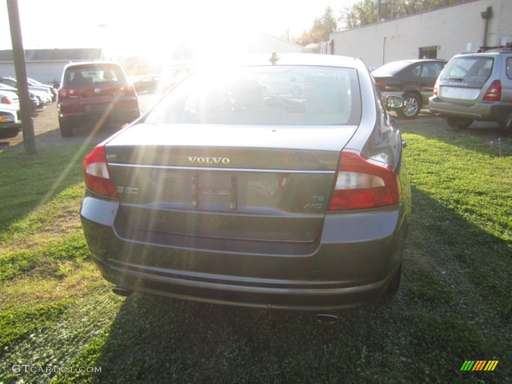2008 S80 T6 AWD - Titanium Gray Metallic / Sandstone Beige photo #5