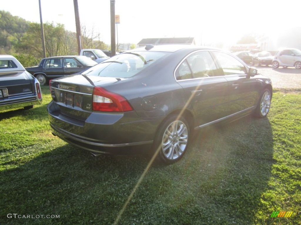 2008 S80 T6 AWD - Titanium Gray Metallic / Sandstone Beige photo #7