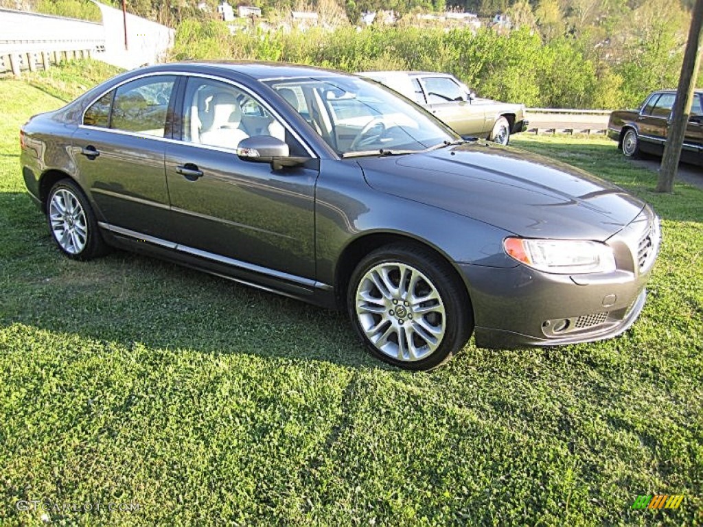 2008 S80 T6 AWD - Titanium Gray Metallic / Sandstone Beige photo #8