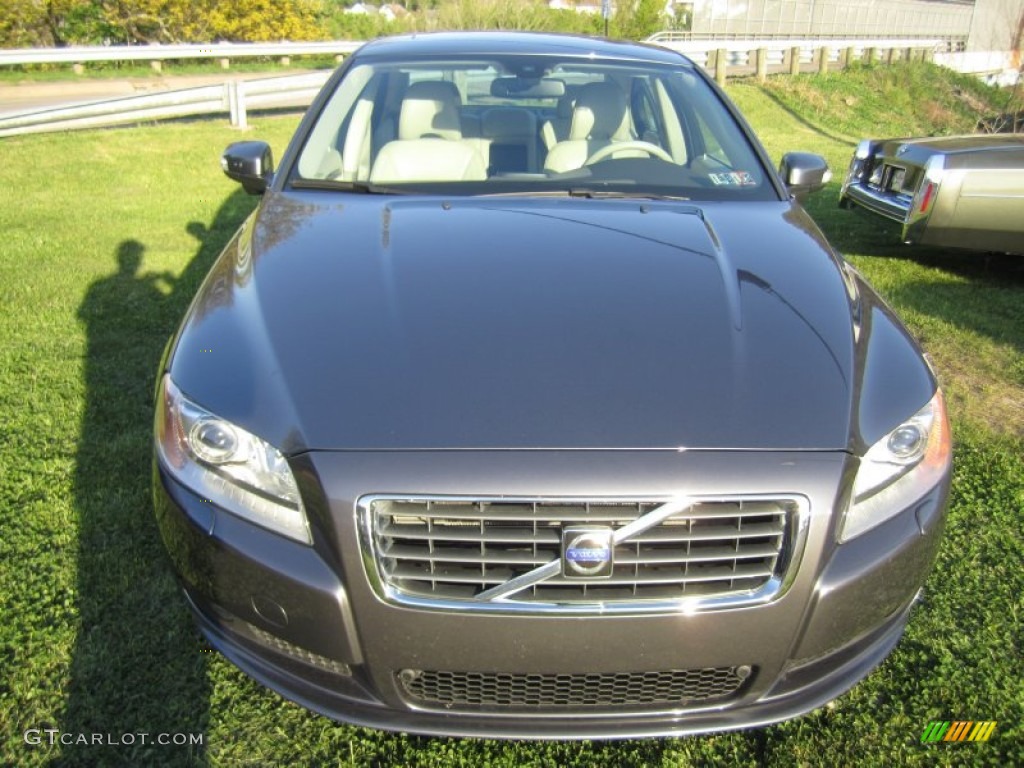 2008 S80 T6 AWD - Titanium Gray Metallic / Sandstone Beige photo #10