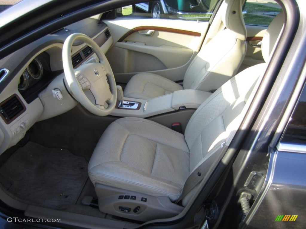 2008 S80 T6 AWD - Titanium Gray Metallic / Sandstone Beige photo #11