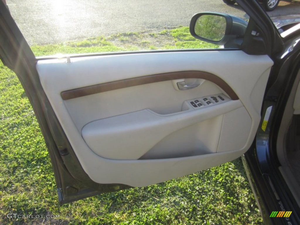 2008 S80 T6 AWD - Titanium Gray Metallic / Sandstone Beige photo #12