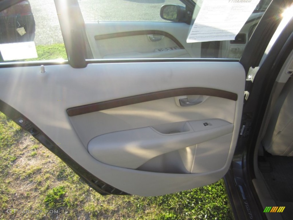 2008 S80 T6 AWD - Titanium Gray Metallic / Sandstone Beige photo #14