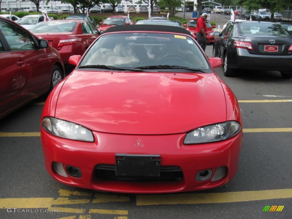 1998 Eclipse Spyder GS - Cayanne Red Pearl / Tan photo #3
