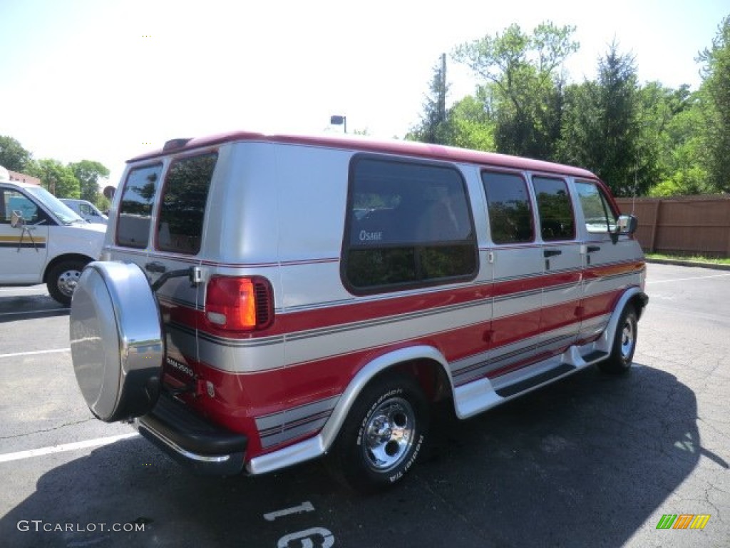 1997 Ram Van 2500 Conversion - Dark Red Metallic / Dark Slate Gray photo #5