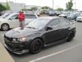 2008 Phantom Black Pearl Mitsubishi Lancer Evolution GSR  photo #2