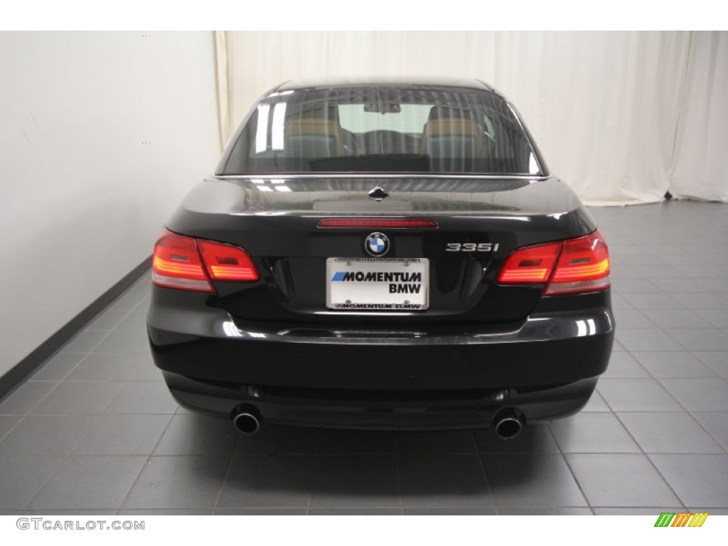2008 3 Series 335i Convertible - Black Sapphire Metallic / Saddle Brown/Black photo #14