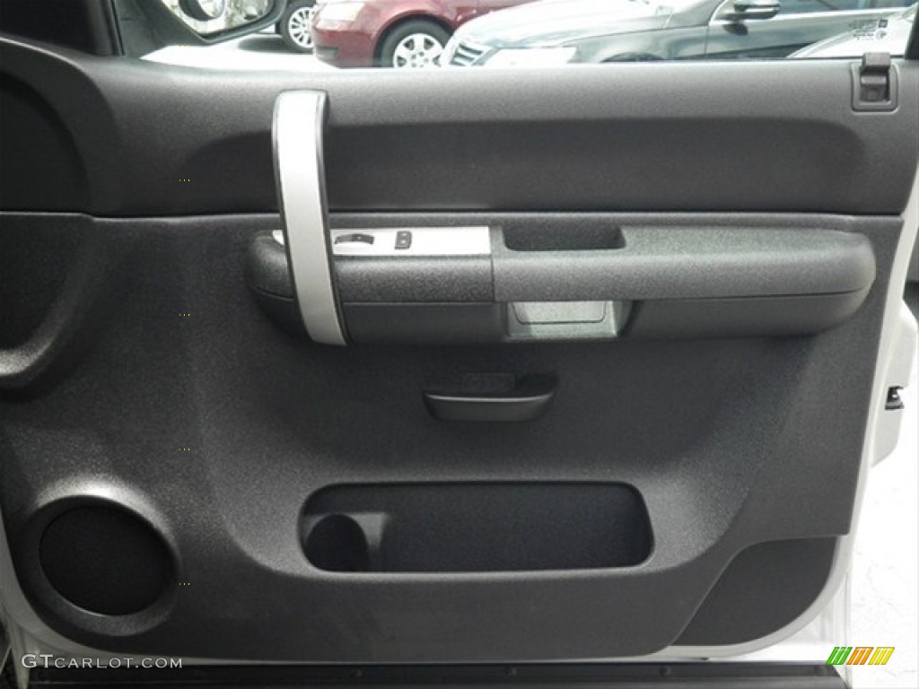 2009 Silverado 1500 LS Extended Cab - Silver Birch Metallic / Dark Titanium photo #18