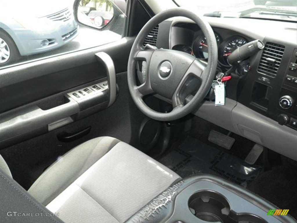 2009 Silverado 1500 LS Extended Cab - Silver Birch Metallic / Dark Titanium photo #20