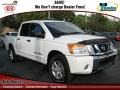 Blizzard White 2010 Nissan Titan SE Crew Cab