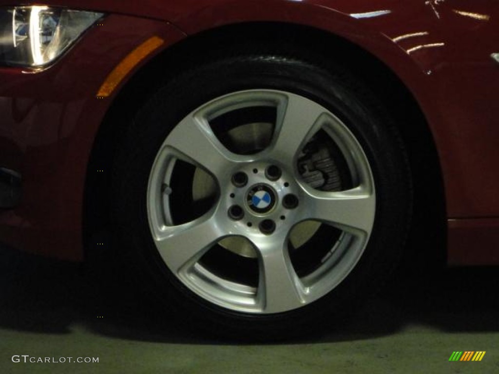 2007 3 Series 328xi Coupe - Crimson Red / Cream Beige Dakota Leather photo #29