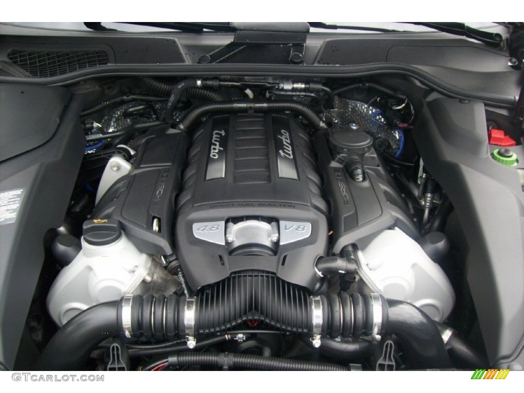 2012 Porsche Cayenne Turbo 4.8 Liter Twin-Turbo DFI DOHC 32-Valve VVT V8 Engine Photo #64169626