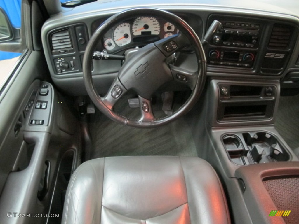 2005 Silverado 1500 SS Extended Cab - Black / Dark Charcoal photo #23