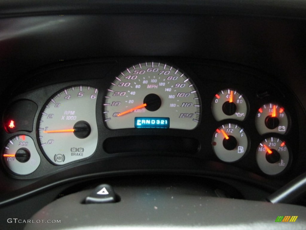 2005 Chevrolet Silverado 1500 SS Extended Cab Gauges Photo #64170373