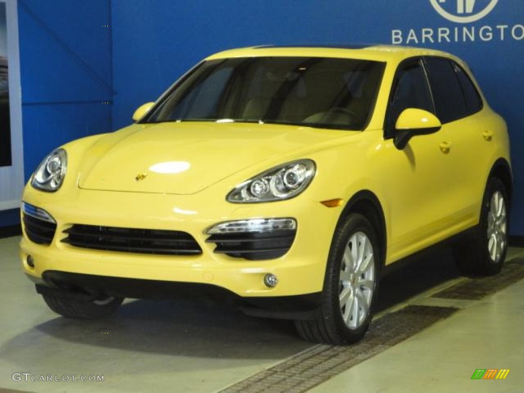 2011 Cayenne S - Sand Yellow / Black photo #3