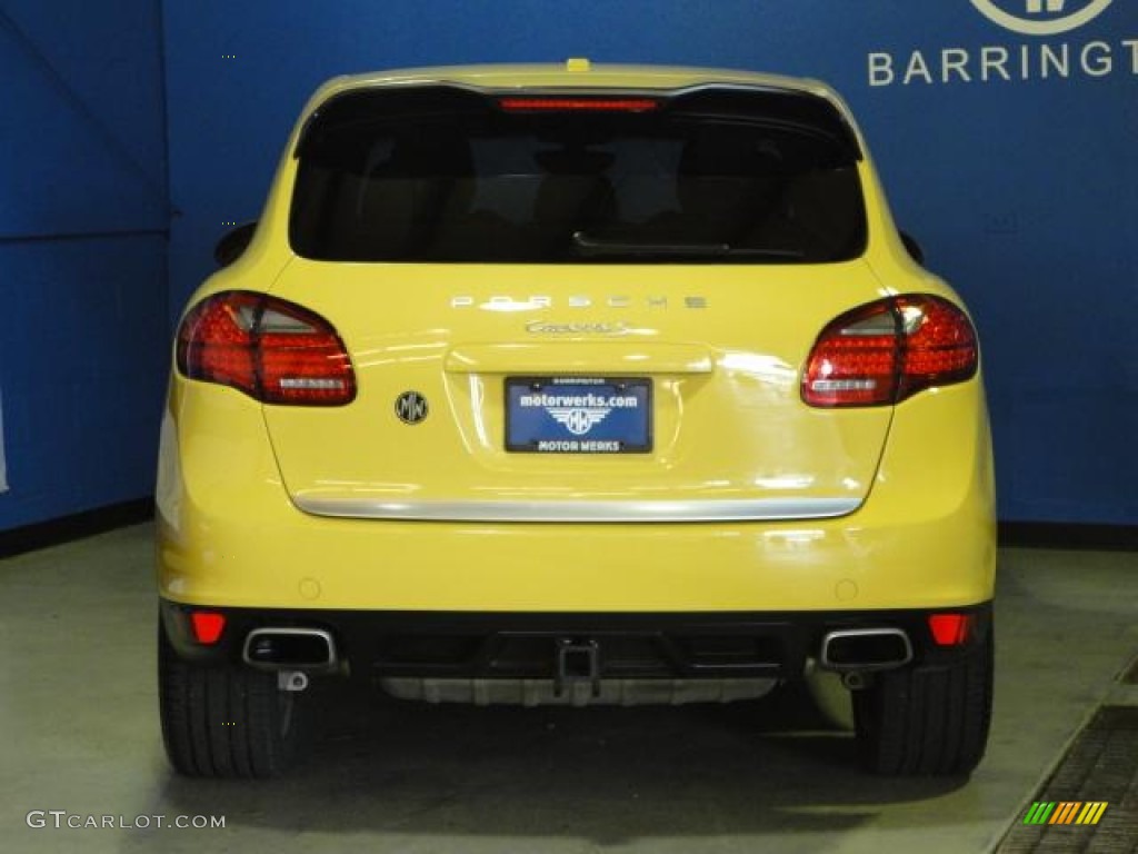 2011 Cayenne S - Sand Yellow / Black photo #7