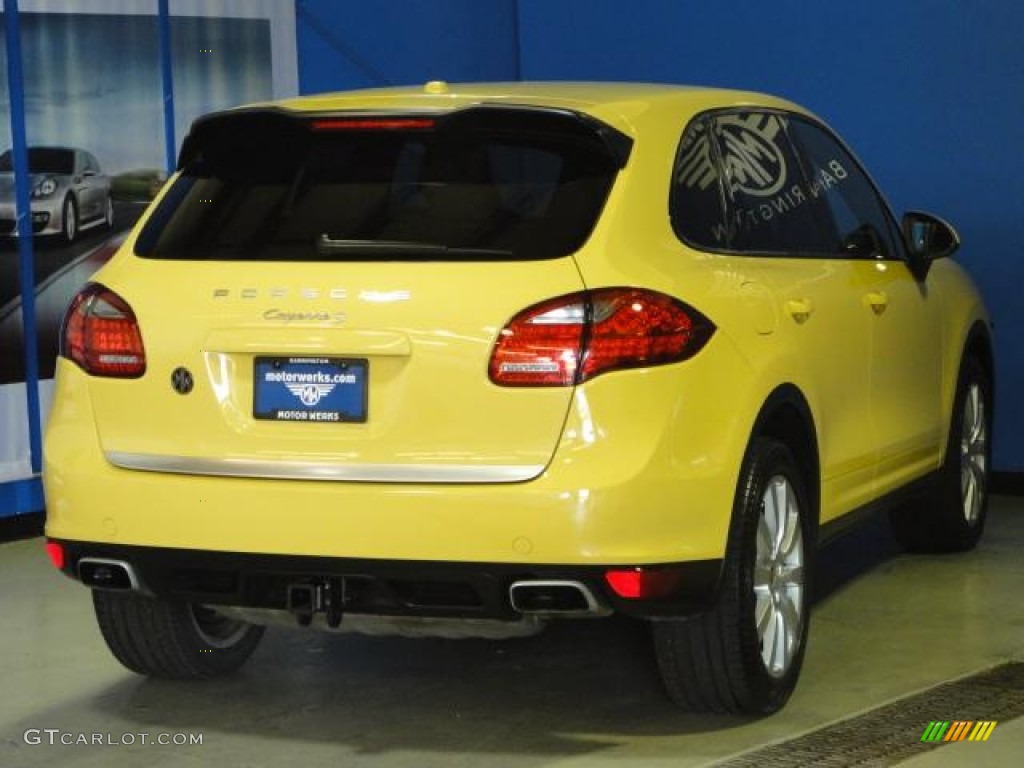 2011 Cayenne S - Sand Yellow / Black photo #8