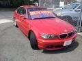 2004 Electric Red BMW 3 Series 330i Coupe  photo #2
