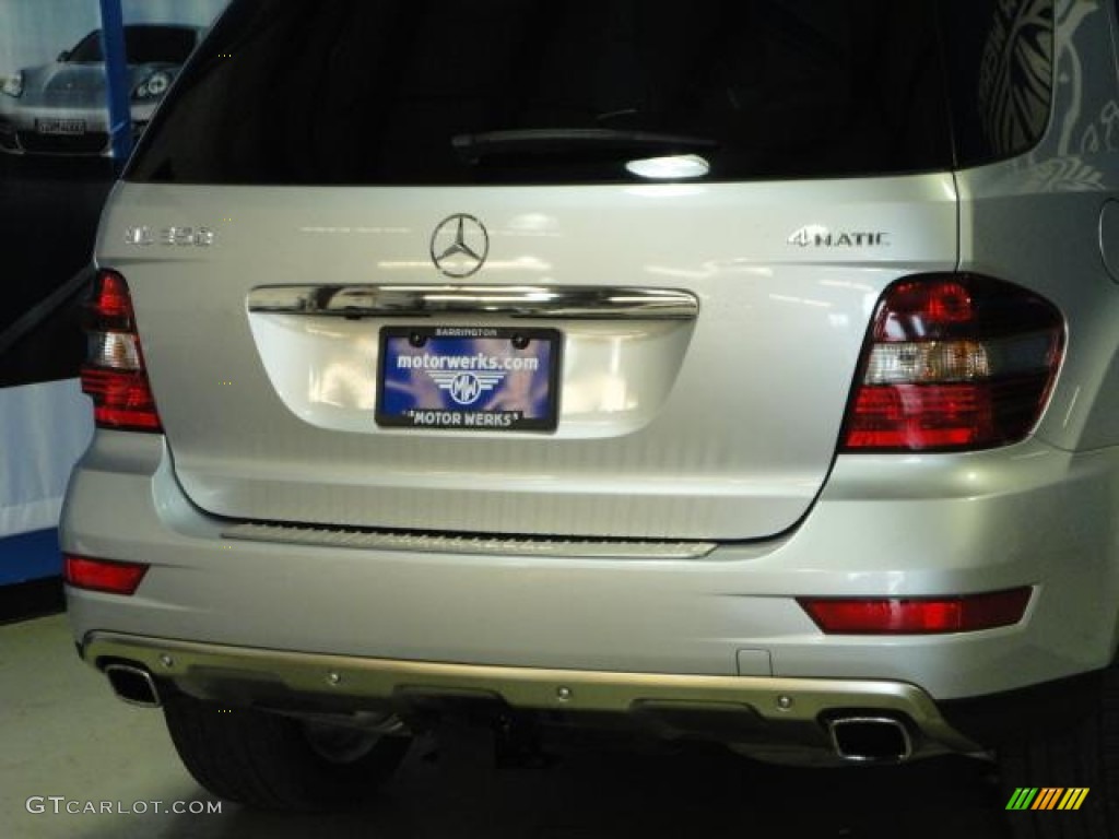 2011 ML 350 4Matic - Iridium Silver Metallic / Black photo #9