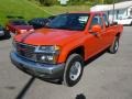 Red Orange Metallic - Canyon Work Truck Extended Cab 4x4 Photo No. 3