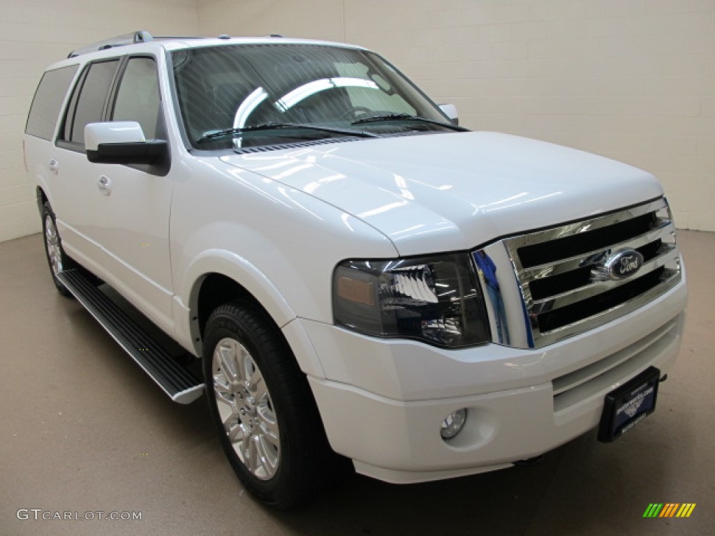 White Platinum Tri-Coat Ford Expedition