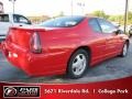 2002 Bright Red Chevrolet Monte Carlo SS  photo #3