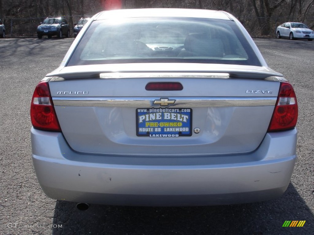 2006 Malibu LTZ Sedan - Silverstone Metallic / Titanium Gray photo #5