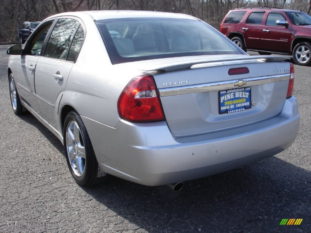 2006 Malibu LTZ Sedan - Silverstone Metallic / Titanium Gray photo #6