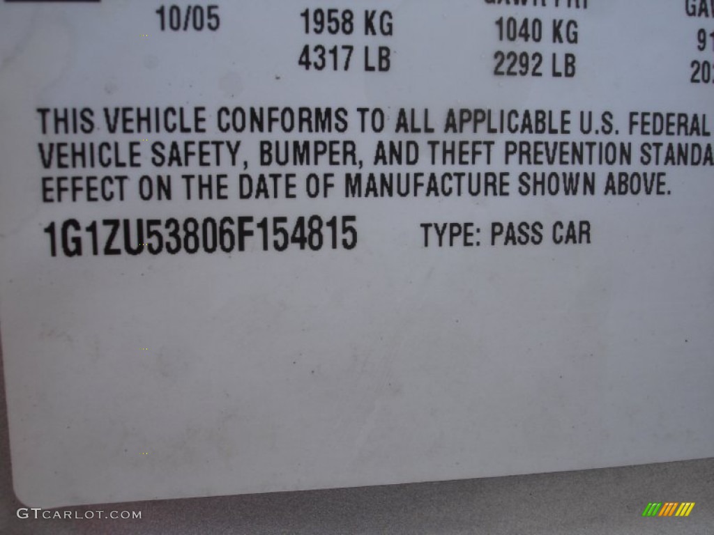 2006 Malibu LTZ Sedan - Silverstone Metallic / Titanium Gray photo #10