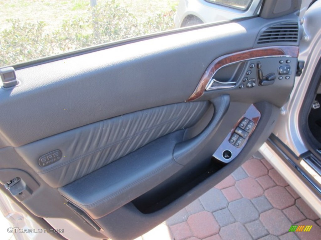 2004 S 55 AMG Sedan - Brilliant Silver Metallic / Black photo #8