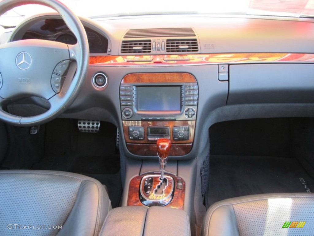 2004 S 55 AMG Sedan - Brilliant Silver Metallic / Black photo #13