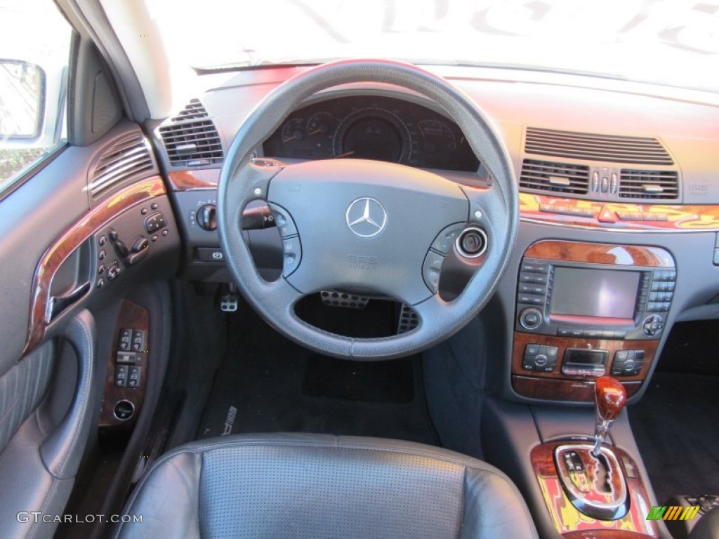 2004 S 55 AMG Sedan - Brilliant Silver Metallic / Black photo #14