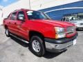 2004 Victory Red Chevrolet Avalanche 1500 4x4  photo #5