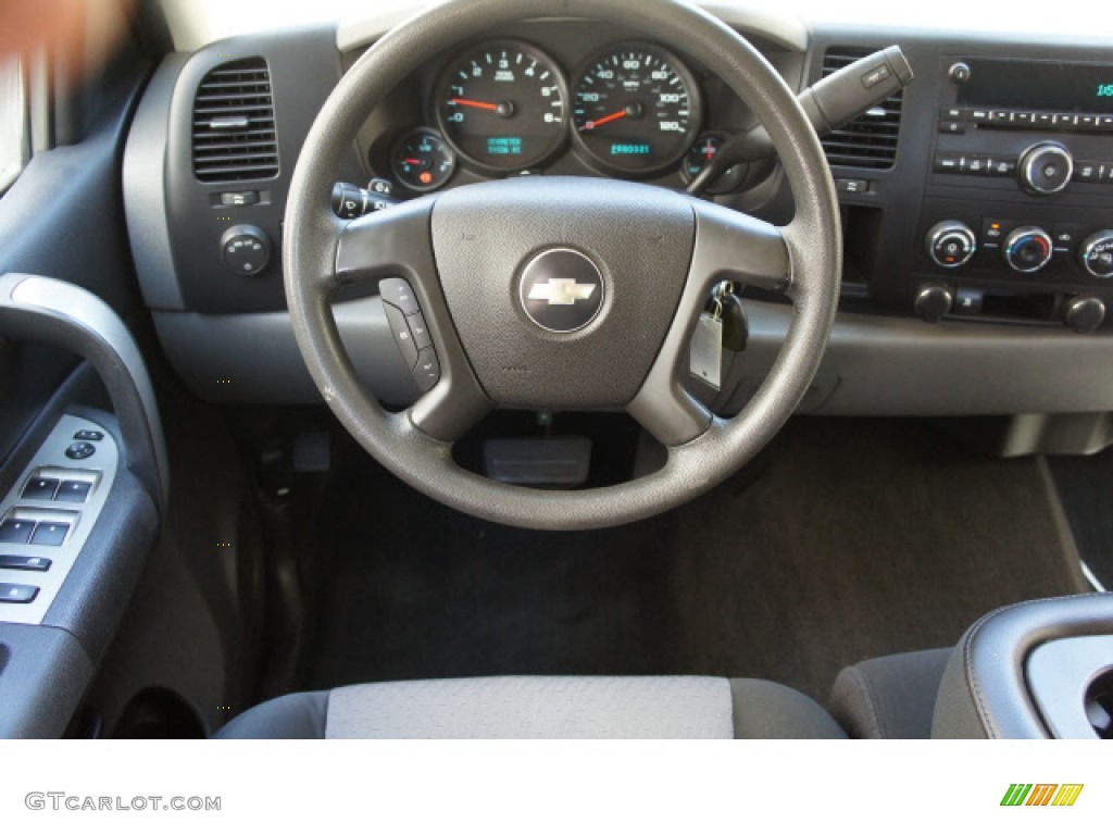 2008 Silverado 1500 LS Crew Cab - Dark Blue Metallic / Dark Titanium photo #7