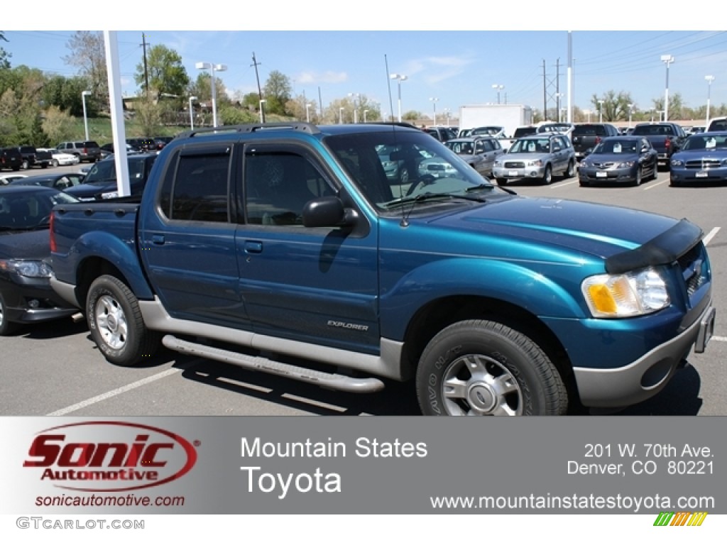 Island Blue Metallic Ford Explorer Sport Trac