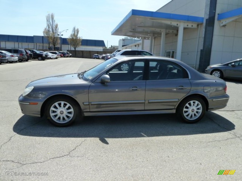2002 Sonata GLS V6 - Slate Gray / Black photo #2