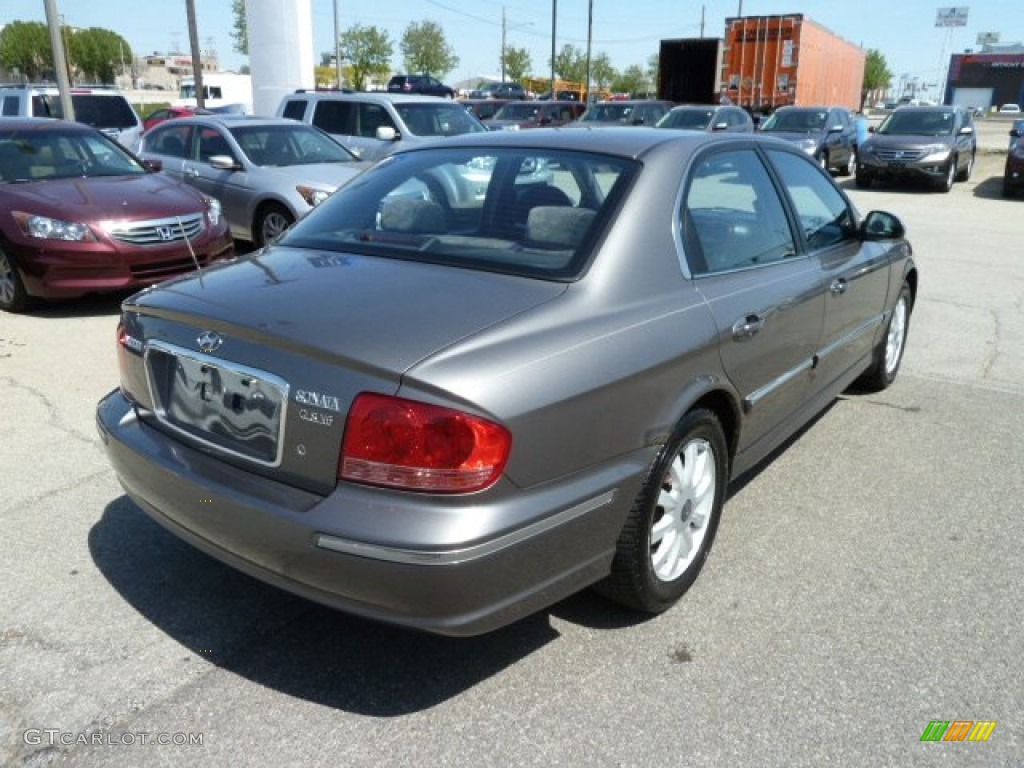 2002 Sonata GLS V6 - Slate Gray / Black photo #5
